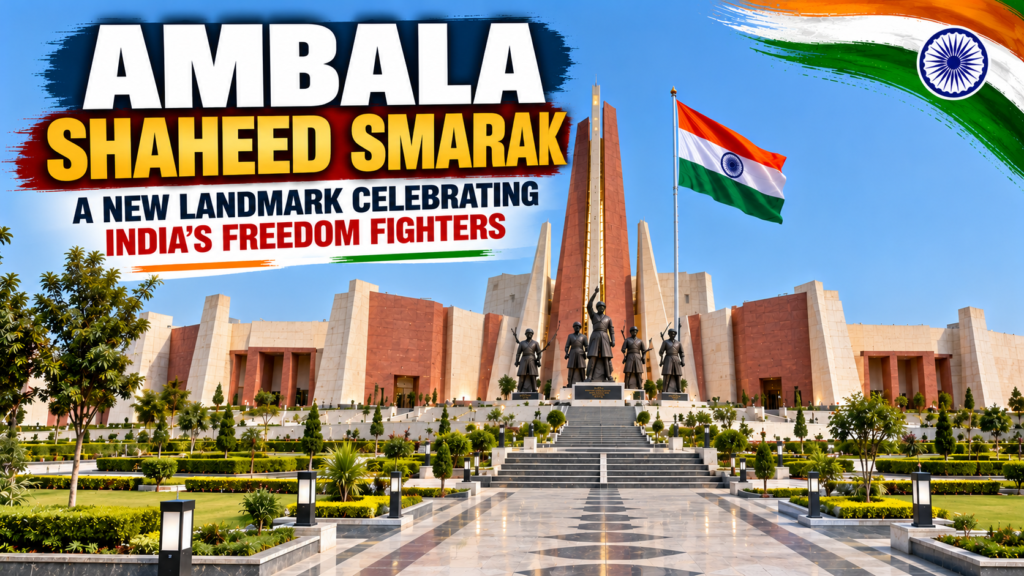 Ambala Shaheed Smarak dedicated to freedom fighters of the 1857 uprising