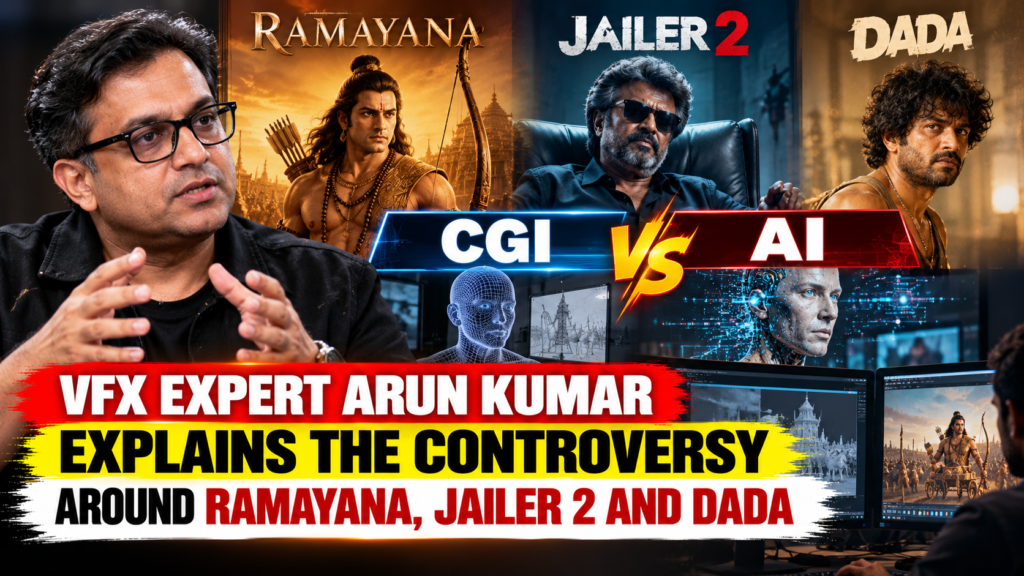 CGI vs AI in movies and VFX criticism around Ramayana Jailer 2 and Dada