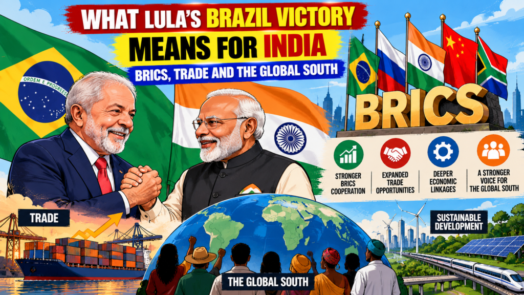 Brazilian President Lula and Indian Prime Minister Narendra Modi during India-Brazil diplomatic engagement