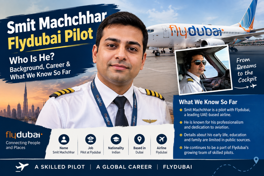 Smit Machchhar: Who Is the Flydubai Pilot at the Centre of the FZ1073 Incident?