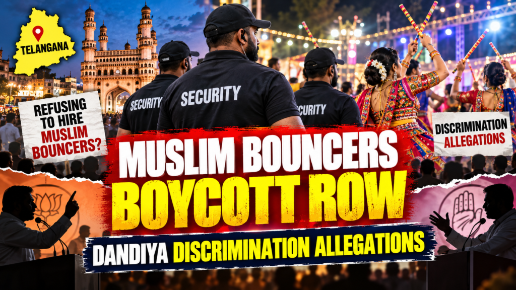 Muslim bouncers in Telangana Dandiya event controversy