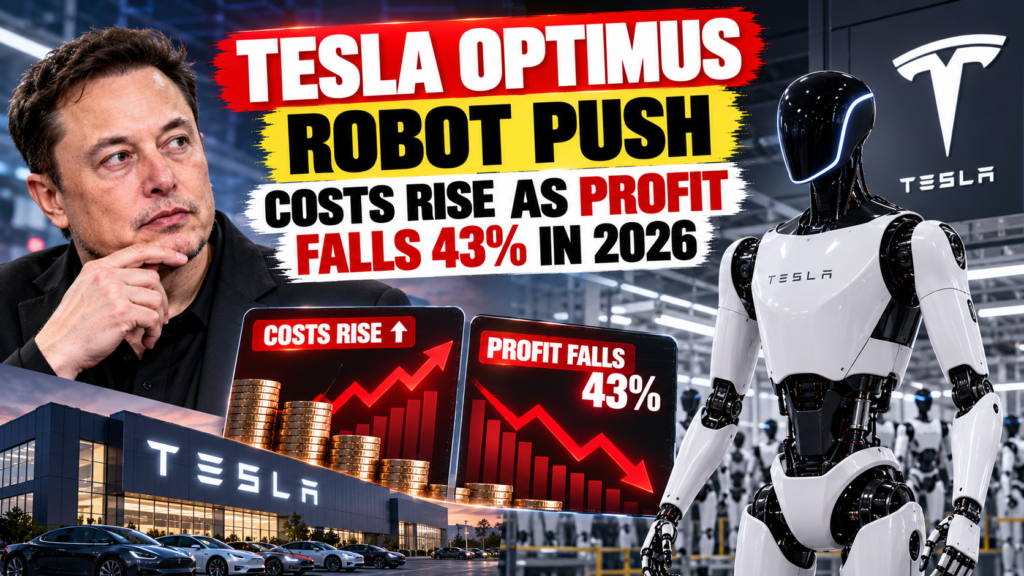 Tesla Optimus humanoid robot as Tesla increases robotics investment