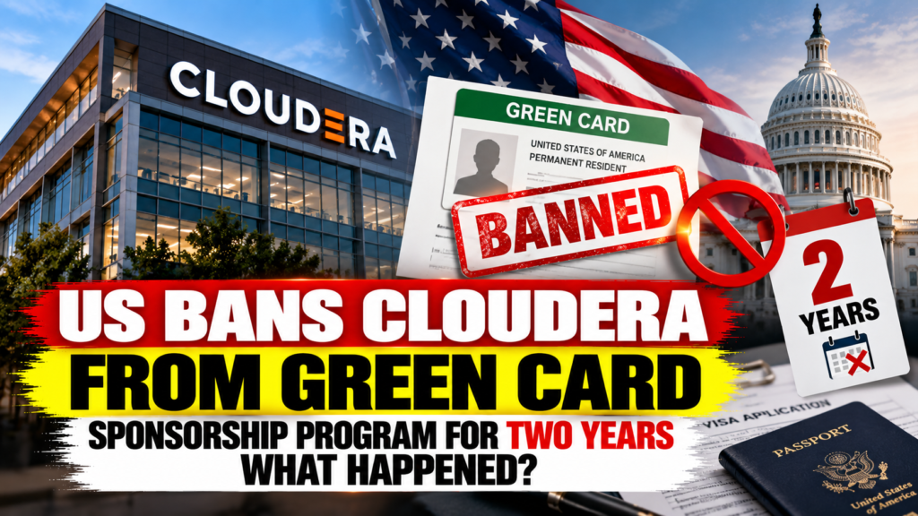 Cloudera green card ban and US PERM program settlement in 2026